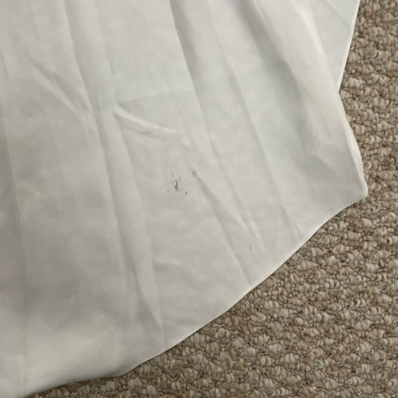 Carmen Marc Valvo C90042 Wedding Dress V Neck size 8 - Picture 8 of 11